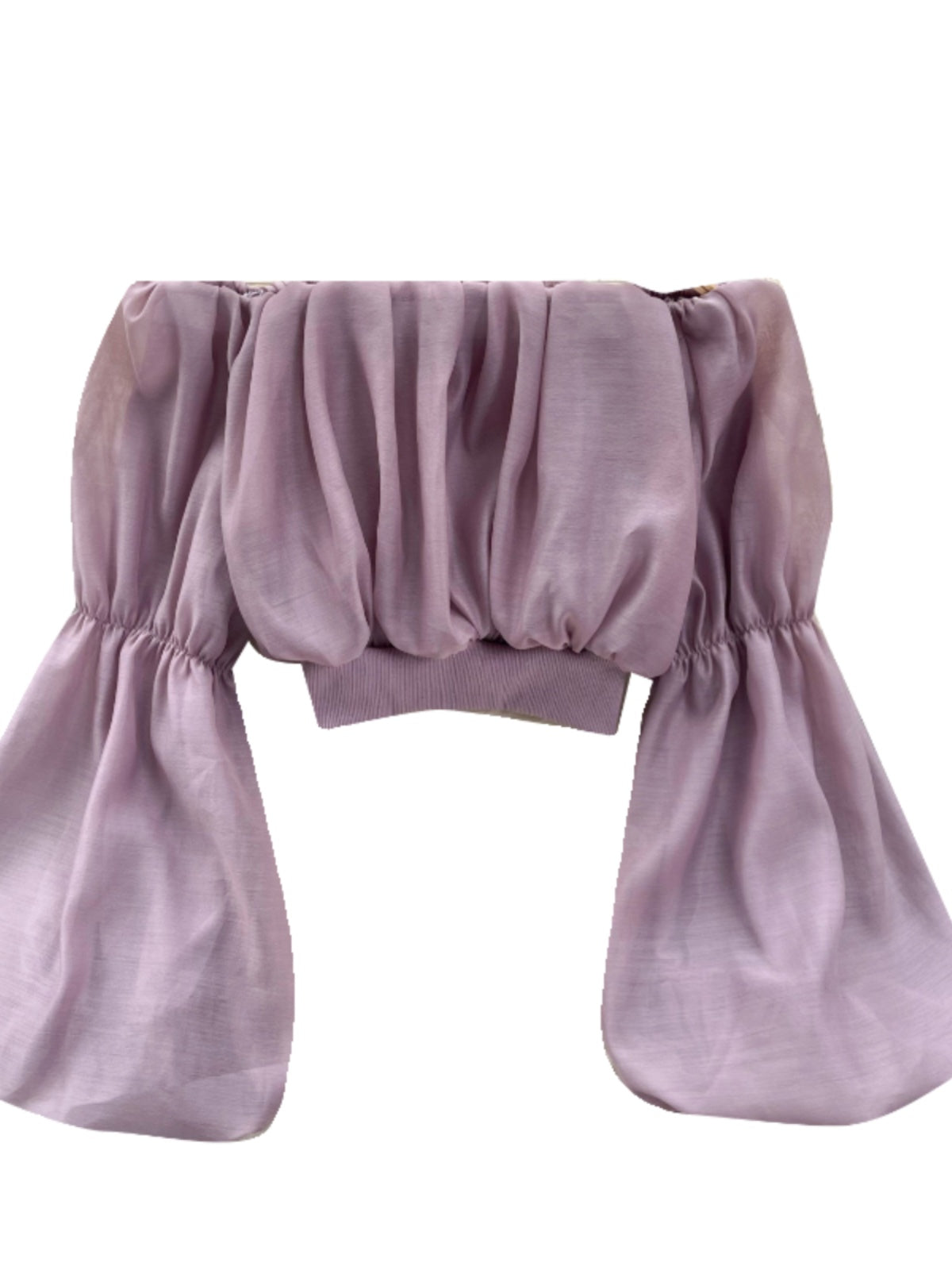 Seksiy Off-shoulder Volanlı Şifon Bluz