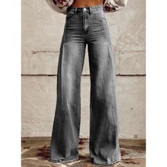 JULIA | VINTAGE RETRO KLASİK GENİŞ BacakLI Pantolon