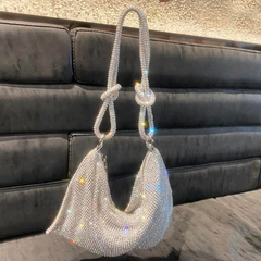 Parlak Strass Taşlı Akşam Çantası