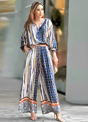 Marit | Renkli Baskılı Çok Amaçlı Set