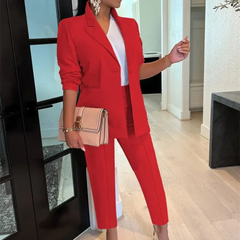 Celeste | Şık Blazer-Pantolon Takımı