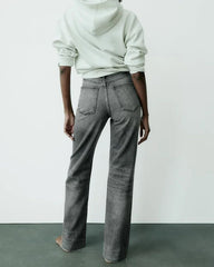 Blytthe - Rahat Denim Pantolon - Düz Kesim