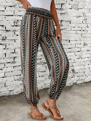 Marit | Etnik Grafik Boho Pantolon