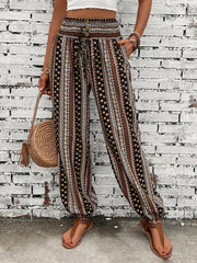 Marit | Etnik Grafik Boho Pantolon