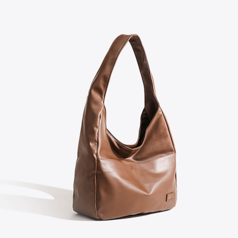 Vegan Deri Hobo-Omhängetasche Kuriertasche
