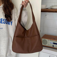 Vegan Deri Hobo-Omhängetasche Kuriertasche