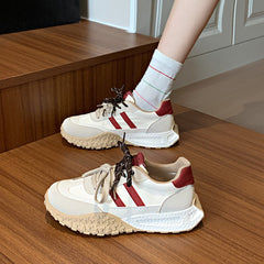 Kadın Niş Retro Platform Waffle Trendy Hafif Spor Ayakkabılar