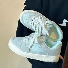 Kadınlar için Yaz Yükseltici Yumuşak Taban Retro Ekmek Sneaker'ları