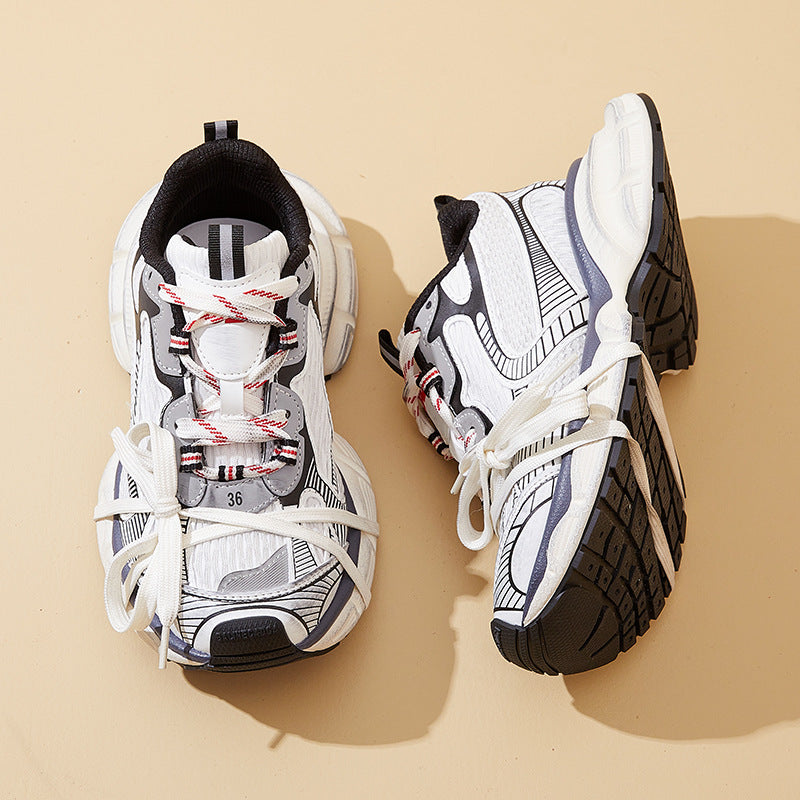 Kadınlar ve Erkekler için Çift Trendy Moda Retro Sneaker'lar