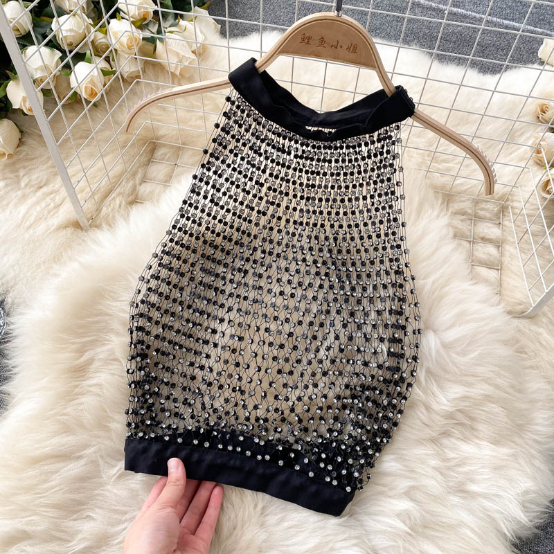 Boşaltılmış Kolsuz Halter Üst