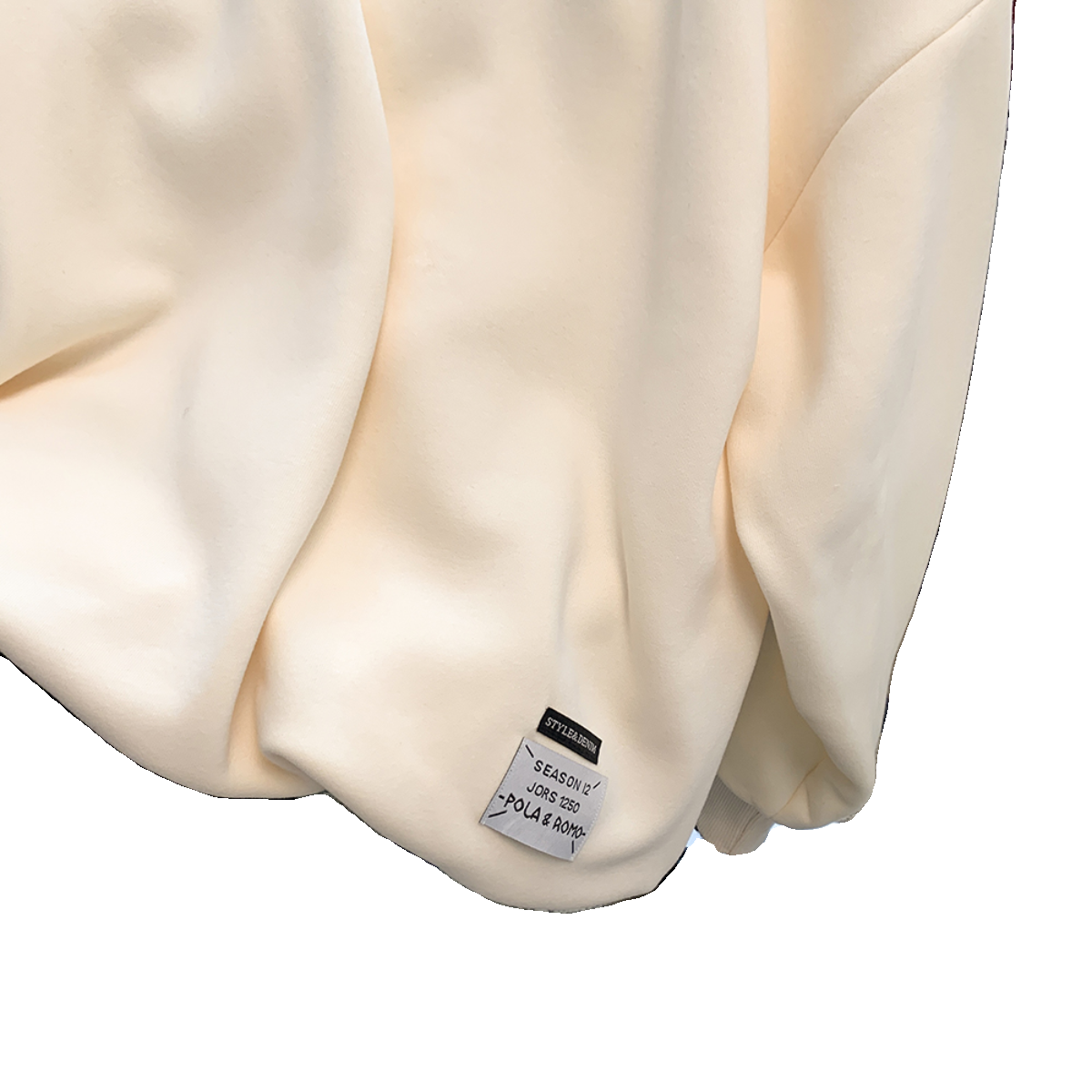 Faux İki Parça Patchwork Polar Sweatshirt