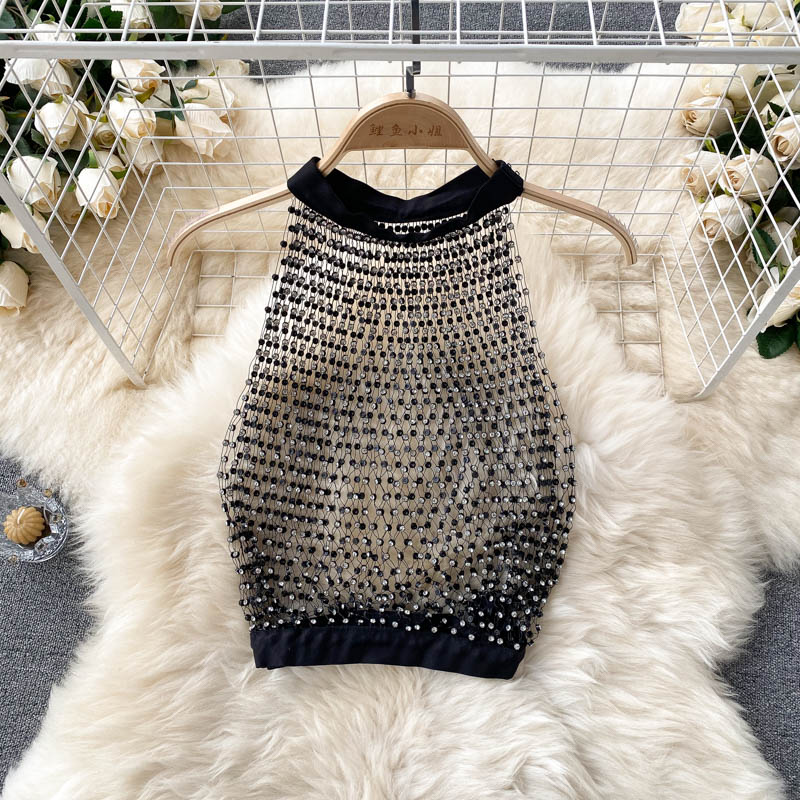 Boşaltılmış Kolsuz Halter Üst