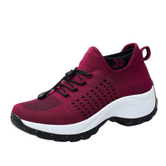 Kadın Çorap Mom Uçan Dokuma Büyük Numara Sneaker