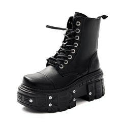Kadınların Motosiklet Ağı Heavy Metal Platform Martin Bahar Botları
