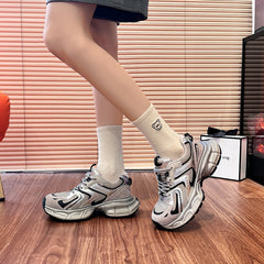 Kadın Moda Bahar Kore Tarzı Kalın Taban Spor Ayakkabılar