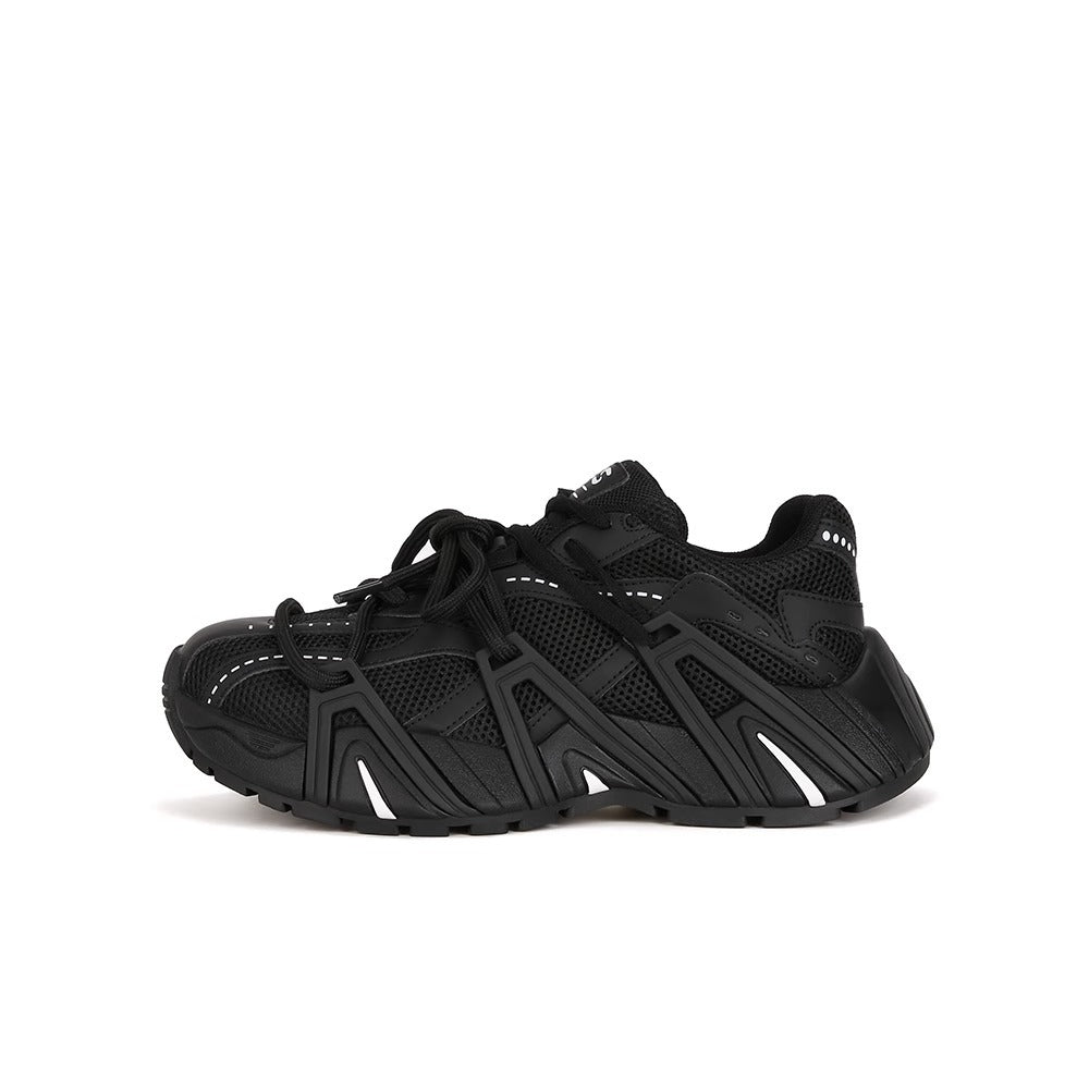 Kabinet Yüksekliği Nefes Alabilen Retro Mandarin Ördek Sneakers