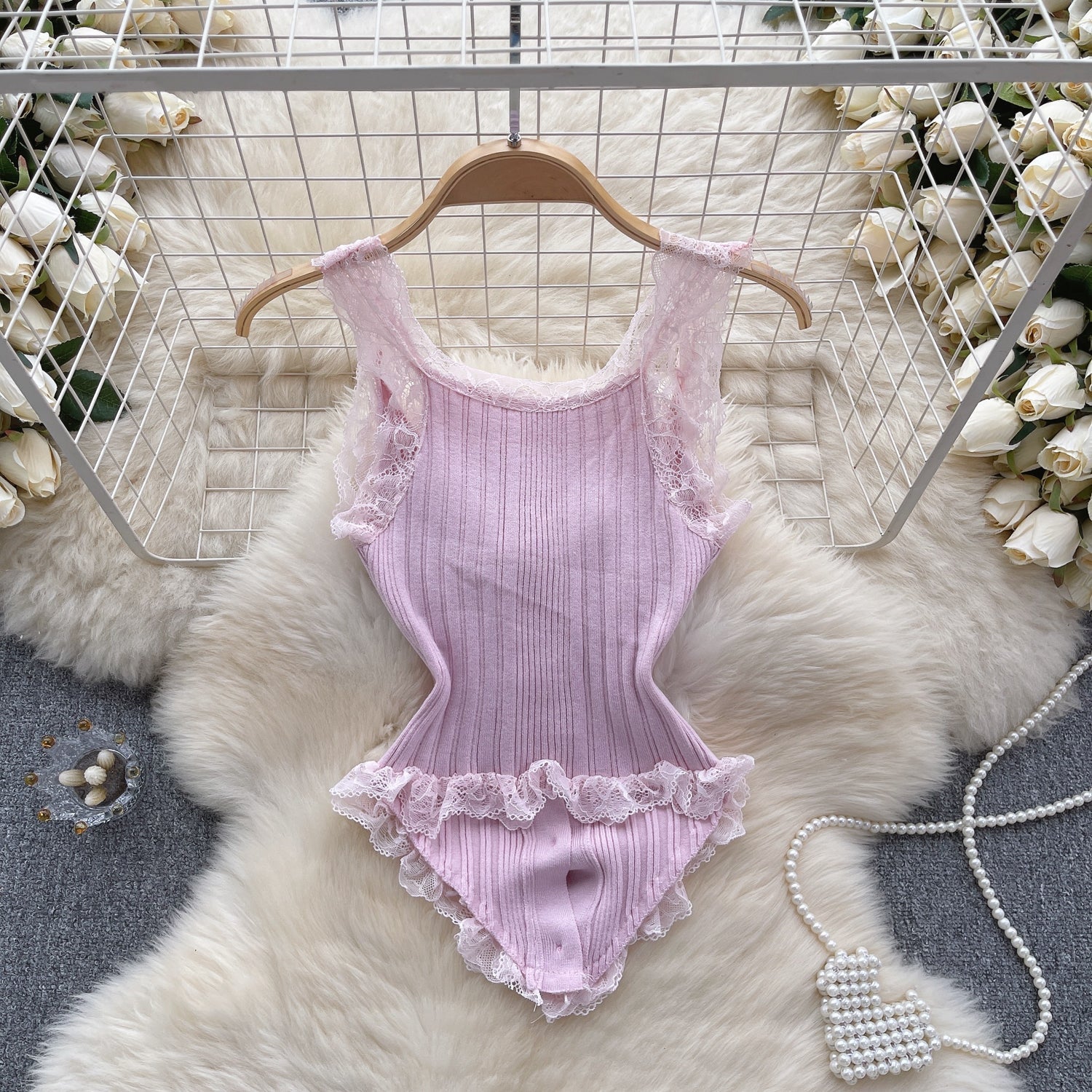 Sweetie Dantel Detaylı Korse Üst