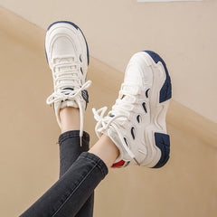 Polar astarlı Baba Kadın Kış Kore Sıcak Yükseklik Artırıcı Sneakerlar