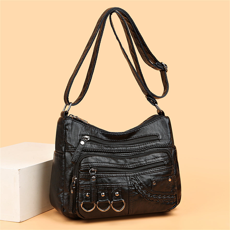 Dorothea - Vintage PU Deri Çanta