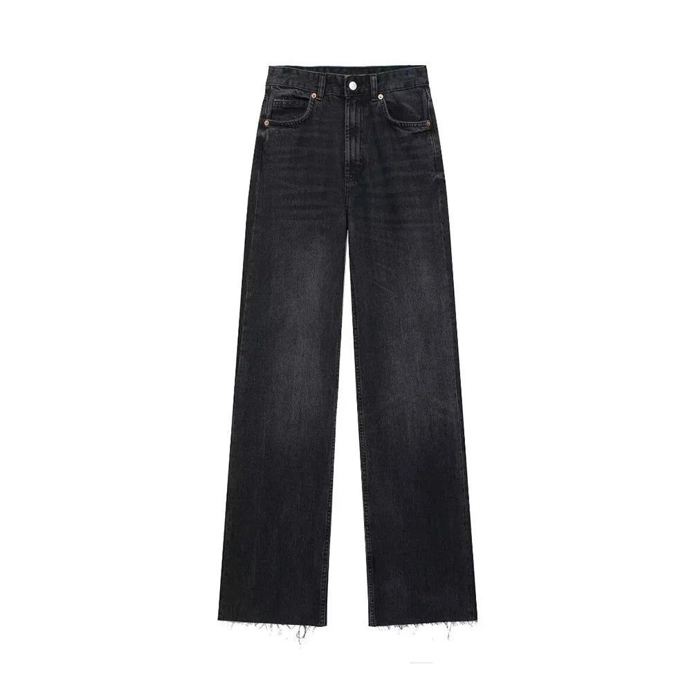 Blytthe - Rahat Denim Pantolon - Düz Kesim