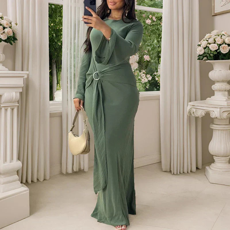 Leela | Kadınlar için Uzun Kollu Etnik Stil Elbise
