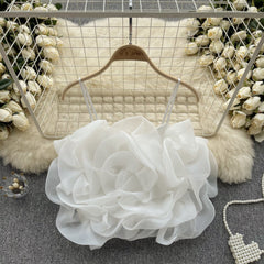 Niche Organza 3D Çiçekli Atlet