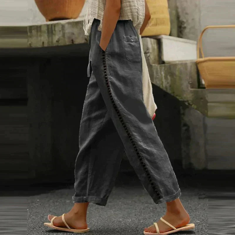 Aurea | Kadınlar için Boho Yaz Pantolonu