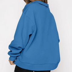 Charlotte – kadınlar için yaka detaylı sweatshirt