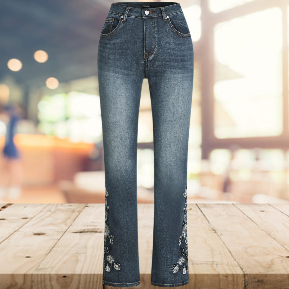 Theodora - Modern Denim Pantolon