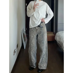 Mariana | Kadın Leopar Jean