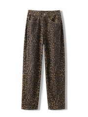 Lilly Leopar Kot Pantolon