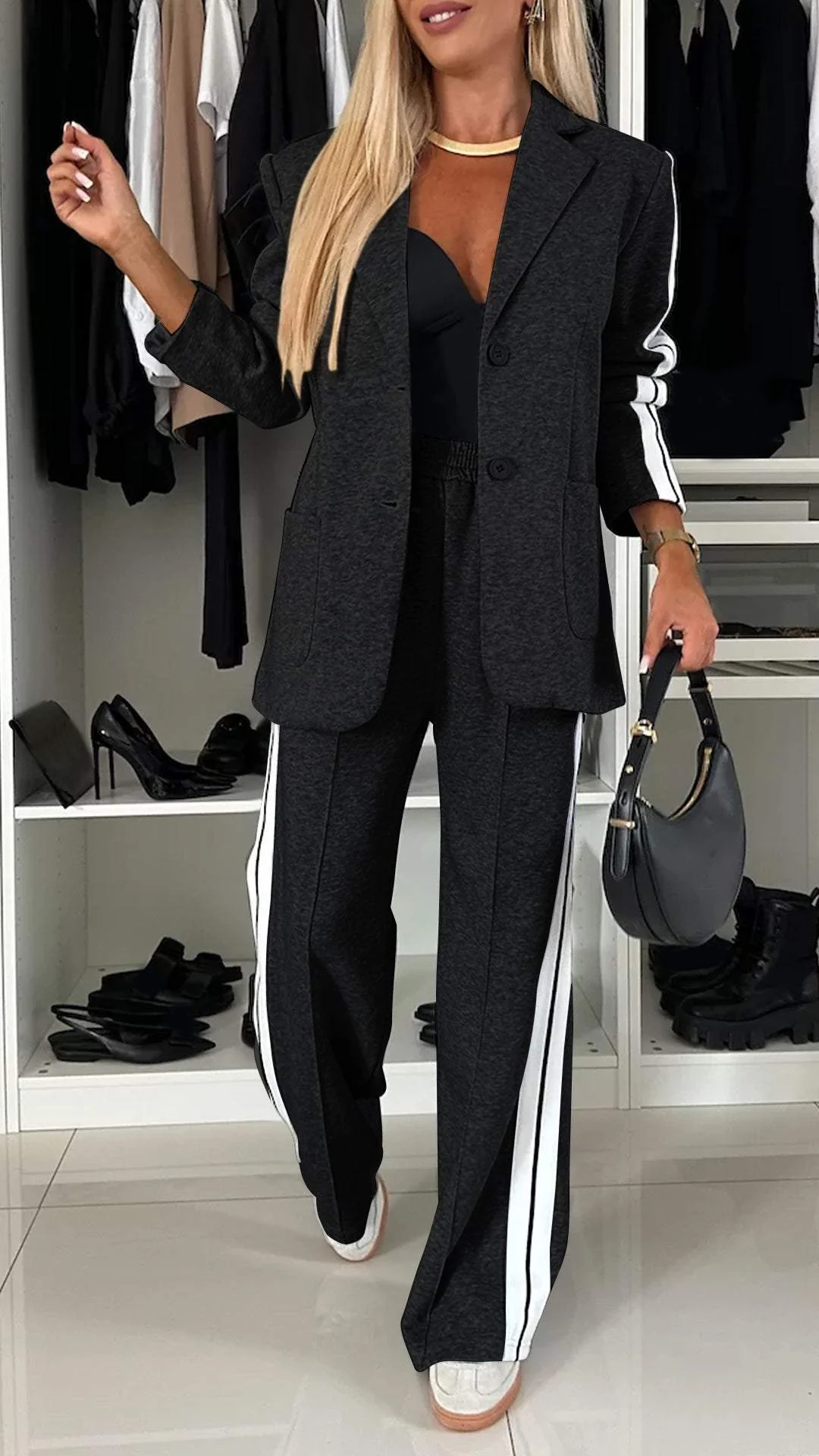 Katharina™ - Rahat Çizgili İkili Set