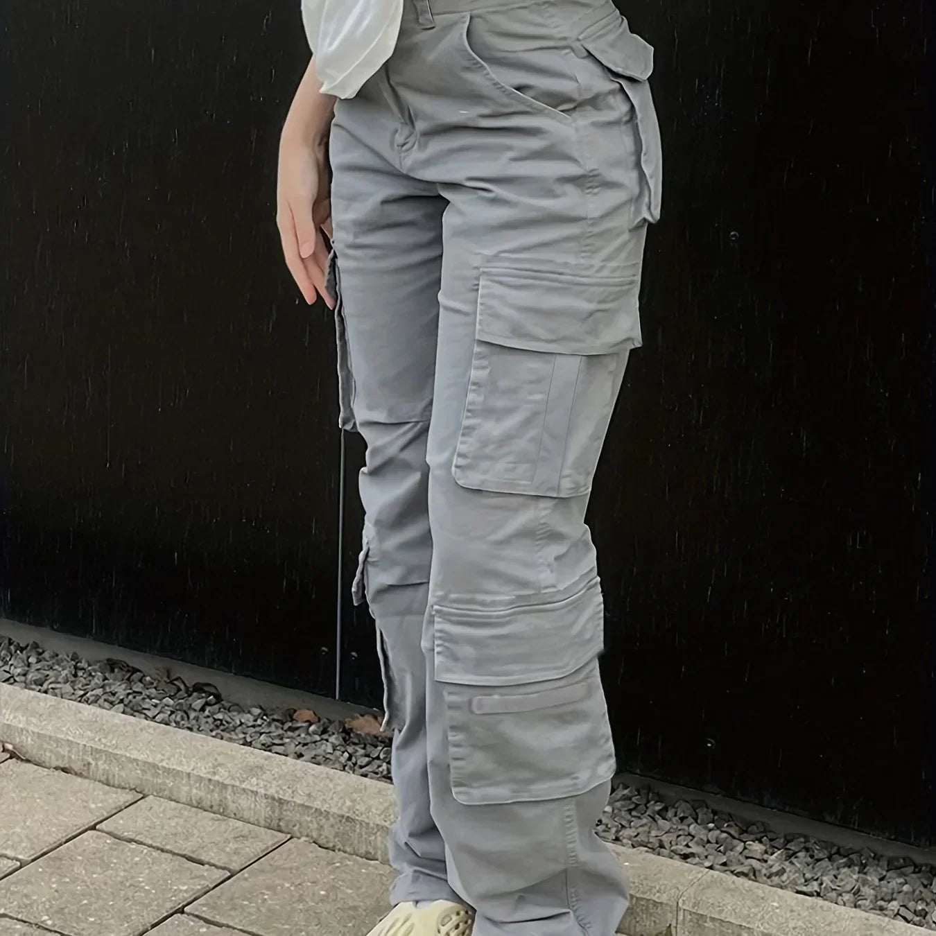Evonna  |  Yeni Moda Vintage İlhamlı Cargo Jean