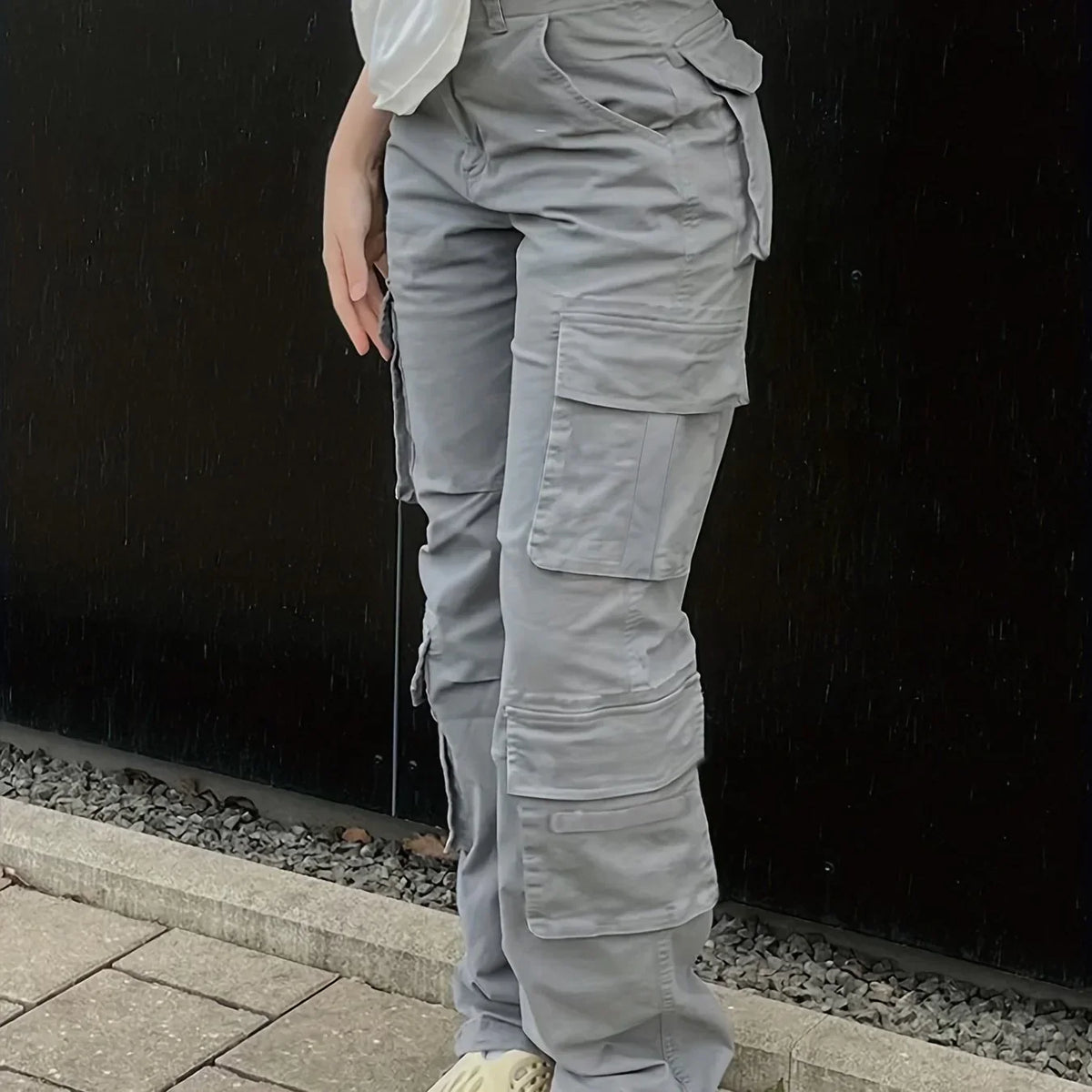 Evonna  |  Yeni Moda Vintage İlhamlı Cargo Jean