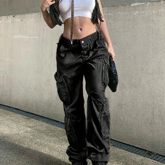 Evonna  |  Yeni Moda Vintage İlhamlı Cargo Jean