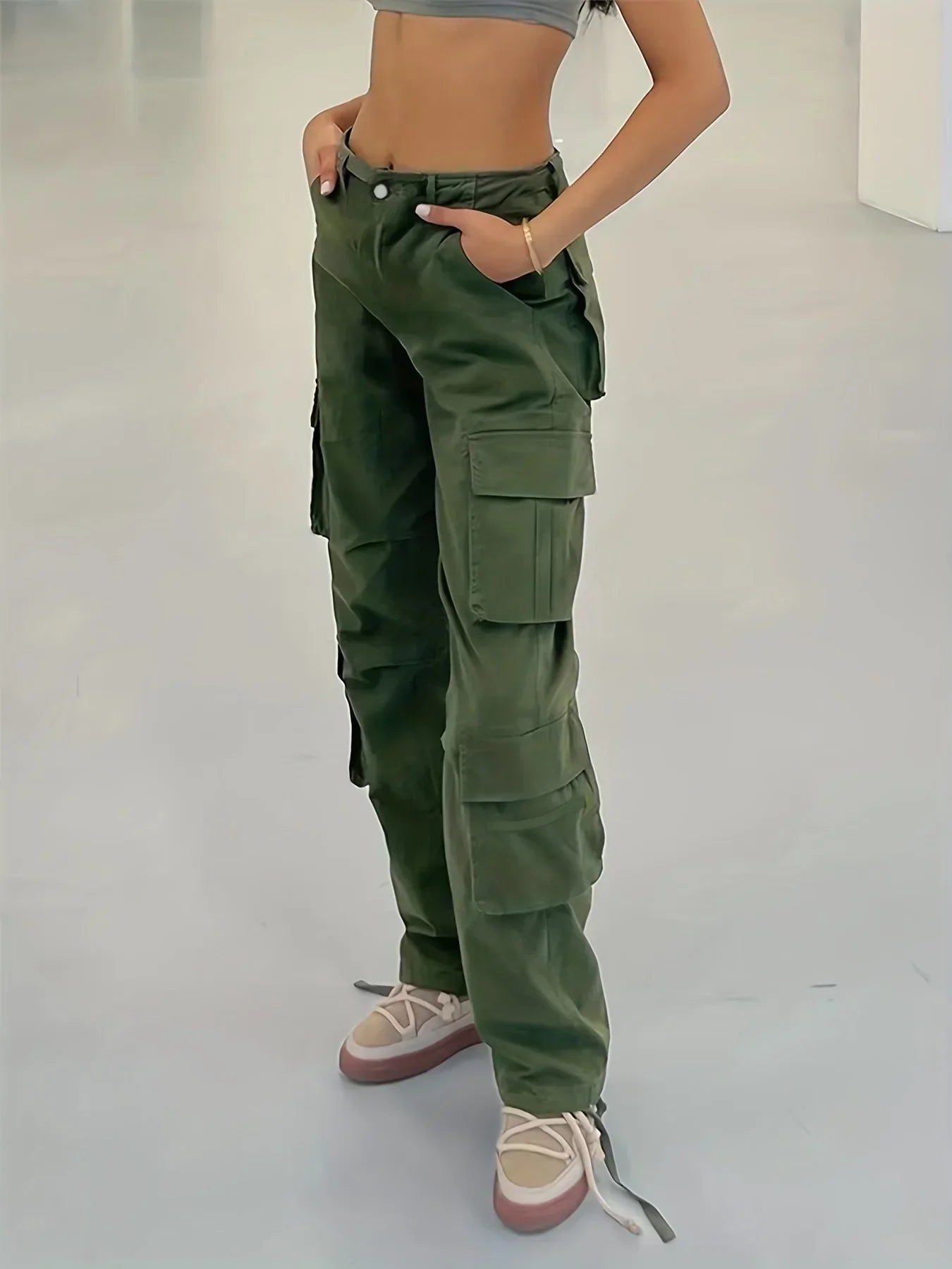 Evonna  |  Yeni Moda Vintage İlhamlı Cargo Jean