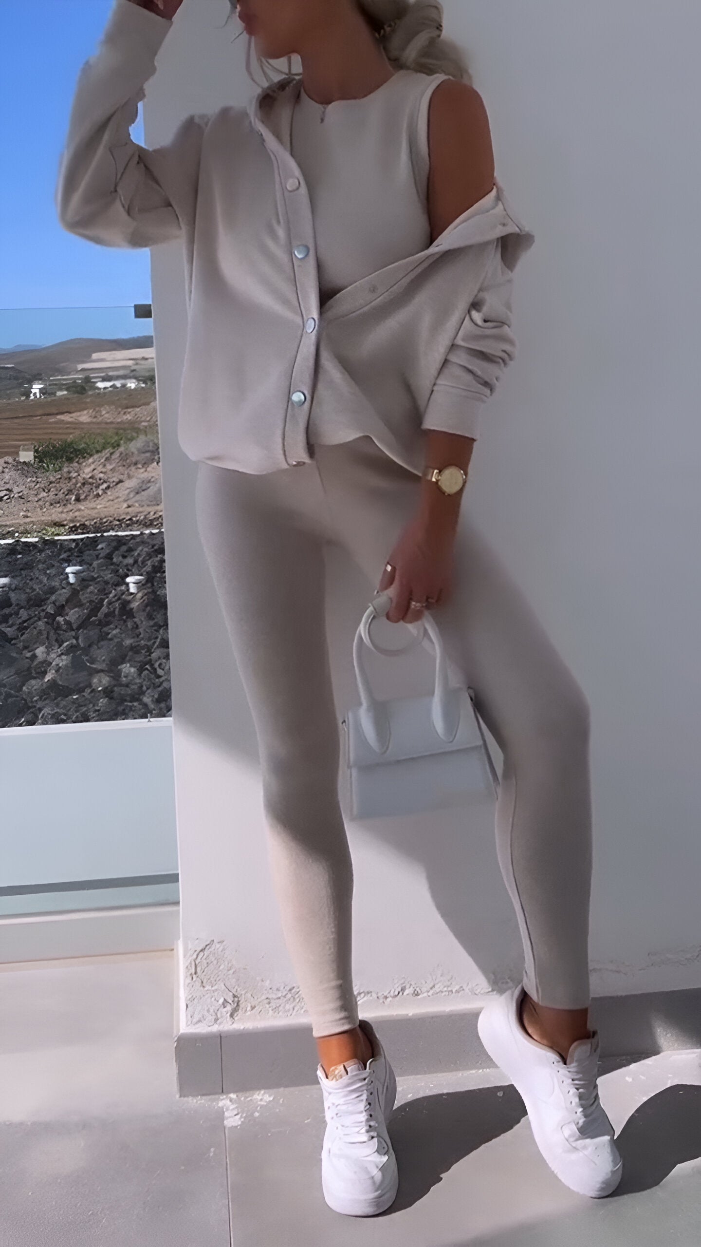 Cosyset - kapüşonlu sweatshirt ile hırka