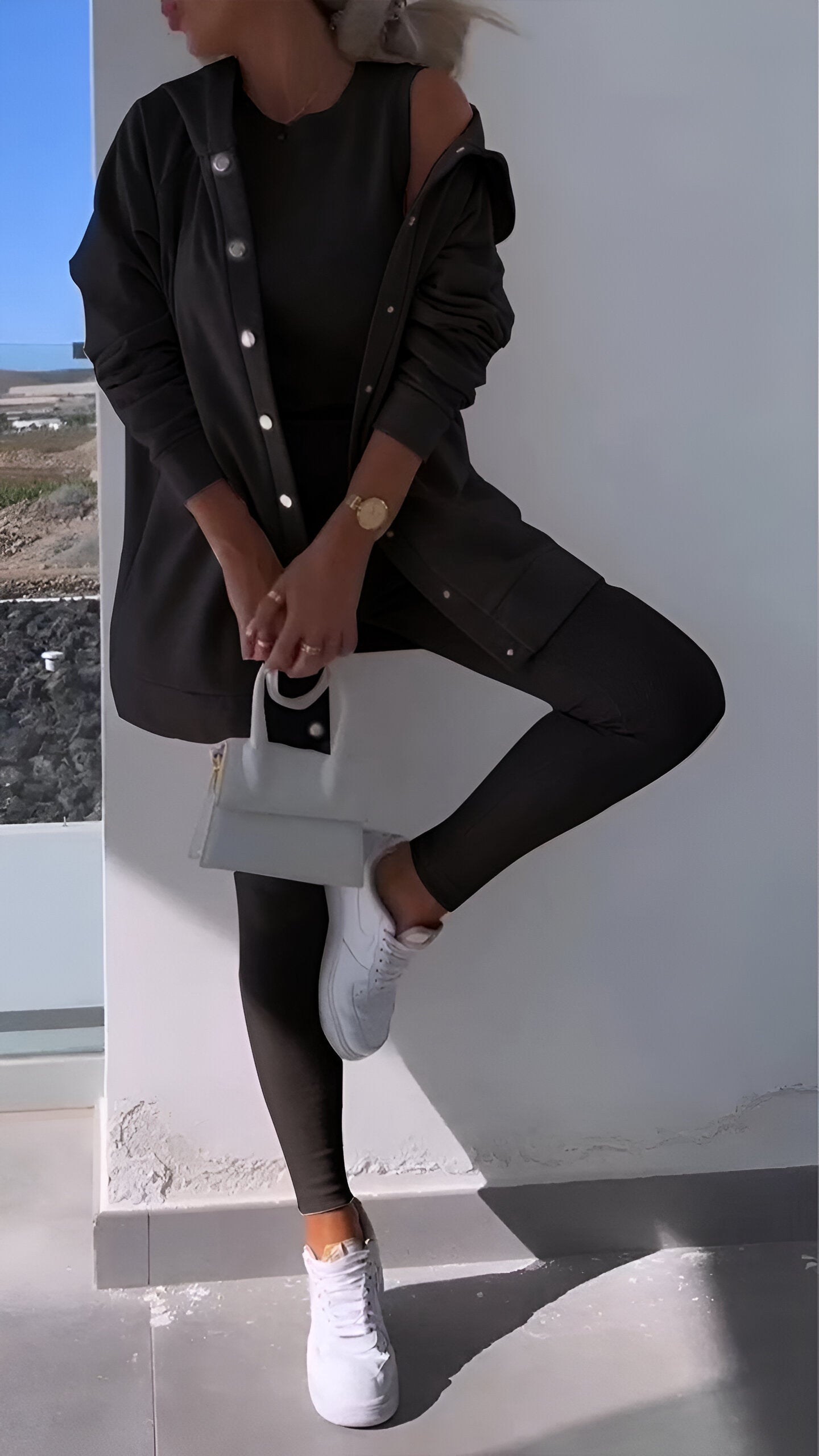 Cosyset - kapüşonlu sweatshirt ile hırka