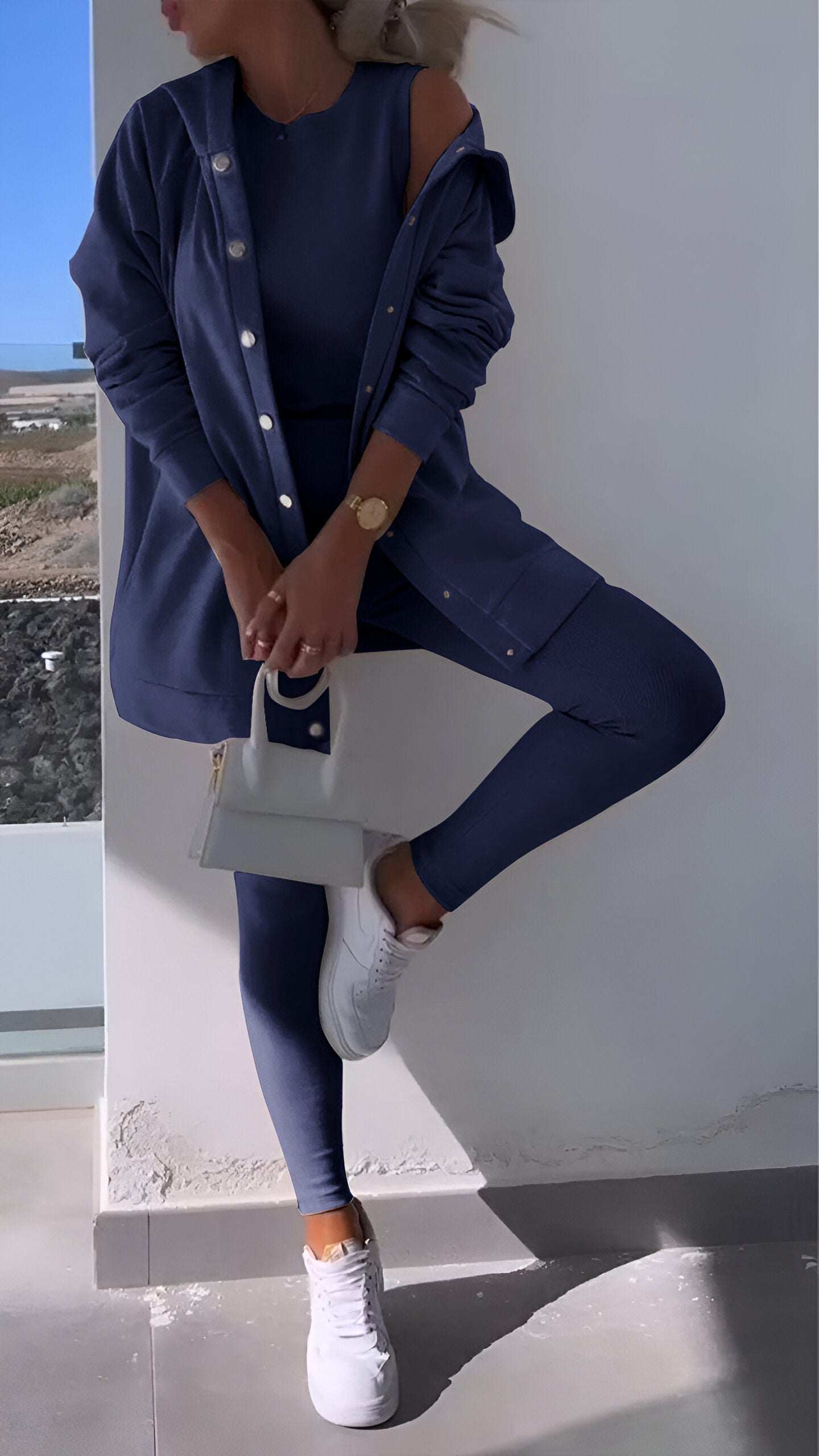 Cosyset - kapüşonlu sweatshirt ile hırka