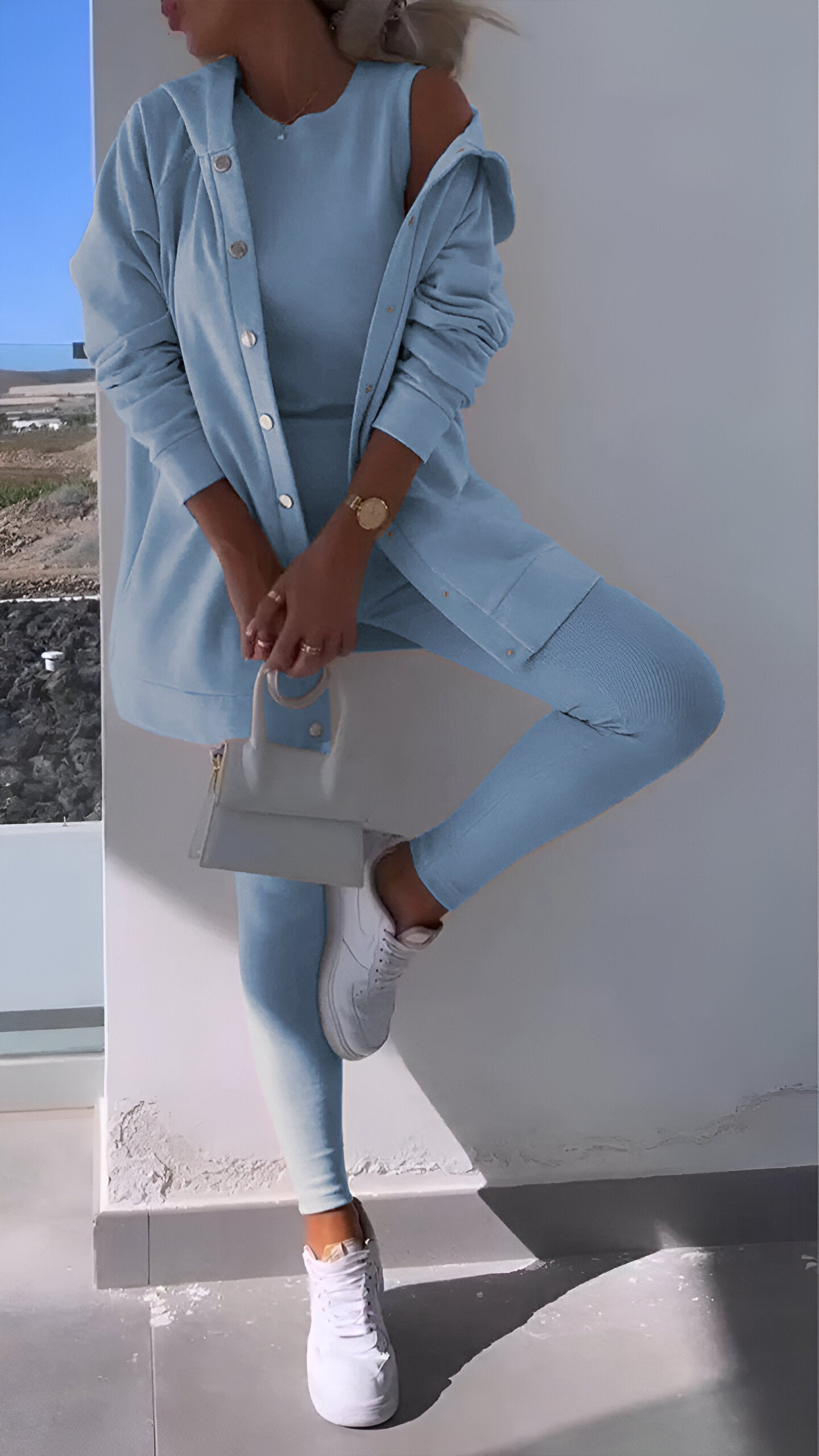 Cosyset - kapüşonlu sweatshirt ile hırka