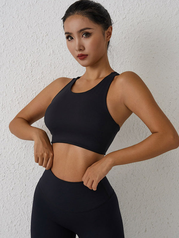 Yeni Spor Sütyeni, Güzel Sırt Tasarımı, Darbe Emici, Yoga, Koşu, Yüksek Yoğunluklu Spor Yeleği
