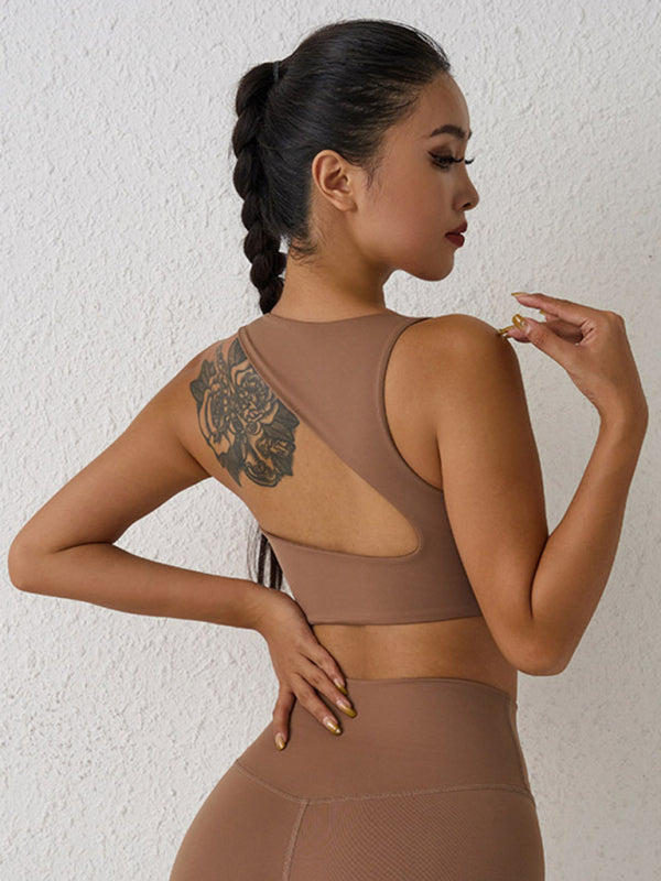 Yeni Spor Sütyeni, Güzel Sırt Tasarımı, Darbe Emici, Yoga, Koşu, Yüksek Yoğunluklu Spor Yeleği
