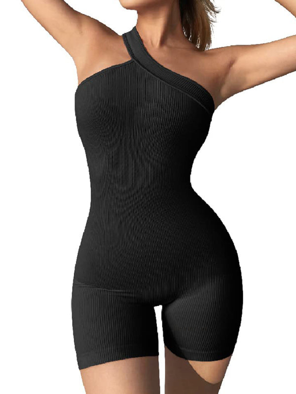Yeni askısız Slim Fit Tulum, Popo Kaldırma ve Tek Omuz