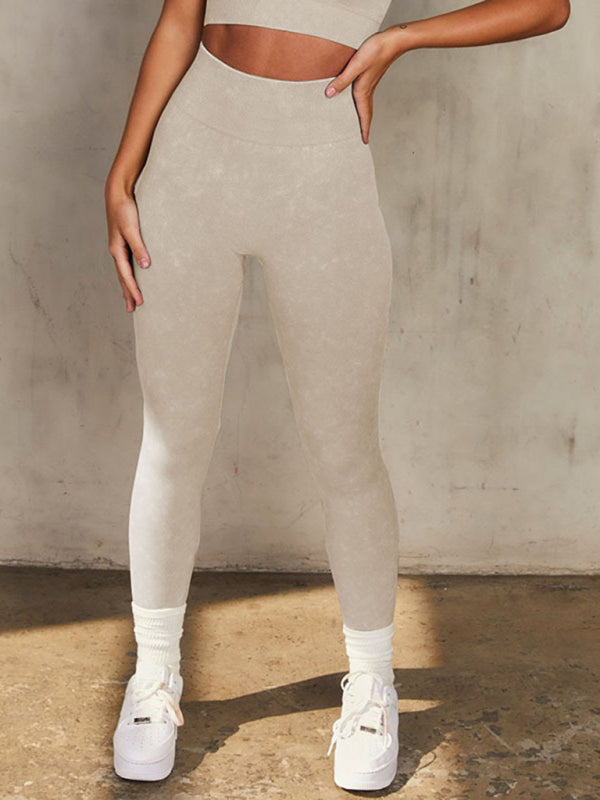 Yeni çok renkli dar yoga spor pantolonları