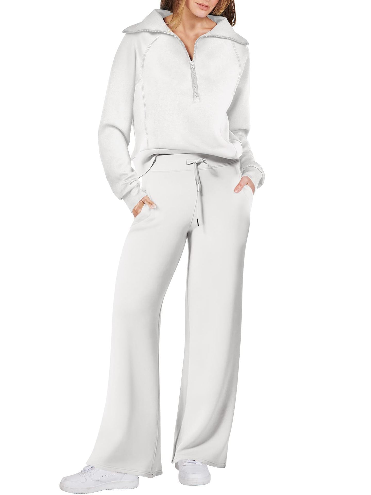 Jenny | Trendy Fermuarlı ve Rahat Set Kıyafeti